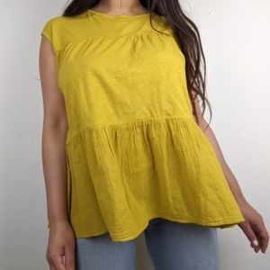Yellow Top from Anthropologie